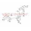 H-270 STEINHOF Фаркоп на Hyundai Santa Fe I, кроме версии 2.4 09/2000-2006. Требуется подрезка бампера. Тип шара: A. Нагрузки: 2300/92 кг, масса фаркопа 23,4 кг (без электрики в комплекте)