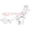 H-291 STEINHOF Фаркоп на Hyundai Ioniq 5 NE 05/2021-. Требуется подрезка бампера. Тип шара: AV (вертикальное быстросъемное крепление шара на ключе). Нагрузки: 1650/100 кг, масса фаркопа 17,5 кг (без электрики в комплекте)
