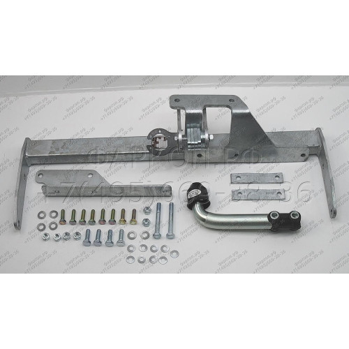 H074A GALIA Полностью оцинкованный фаркоп на Honda CR-V 2007-2012. Тип шара: A. Невидимый вырез бампера. Нагрузки: 2000/100 кг, масса фаркопа 16,52 кг