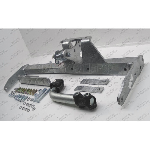 H074A GALIA Полностью оцинкованный фаркоп на Honda CR-V 2007-2012. Тип шара: A. Невидимый вырез бампера. Нагрузки: 2000/100 кг, масса фаркопа 16,52 кг