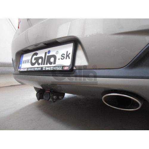 H086A GALIA Полностью оцинкованный фаркоп на Kia Ceed хетчбек 2012-2018, Kia Proceed 2013-2018, Hyundai i30 хетчбек 2012-2018. Тип шара: A. Невидимый вырез бампера. Нагрузки: 1500/75 кг, масса фаркопа 16,12 кг