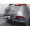 H086A GALIA Полностью оцинкованный фаркоп на Kia Ceed хетчбек 2012-2018, Kia Proceed 2013-2018, Hyundai i30 хетчбек 2012-2018. Тип шара: A. Невидимый вырез бампера. Нагрузки: 1500/75 кг, масса фаркопа 16,12 кг