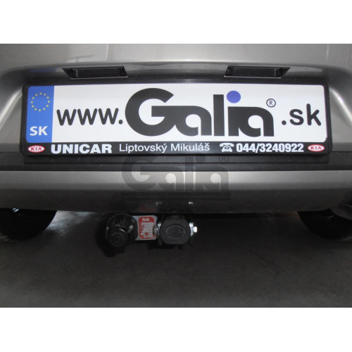 H086A GALIA Полностью оцинкованный фаркоп на Kia Ceed хетчбек 2012-2018, Kia Proceed 2013-2018, Hyundai i30 хетчбек 2012-2018. Тип шара: A. Невидимый вырез бампера. Нагрузки: 1500/75 кг, масса фаркопа 16,12 кг