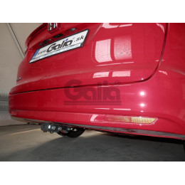 H092C GALIA Полностью оцинкованный фаркоп на Honda Civic Tourer универсал 2013-2017. Подрозетник убирается за бампер. Тип шара: C (горизонтальный съемный). Не