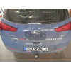 H093C GALIA Полностью оцинкованный фаркоп на Hyundai i20 2014-2020. Тип шара: C (горизонтальный съемный). Невидимый вырез бампера. Нагрузки: 1200/75 кг, масса фаркопа 16,37 кг
