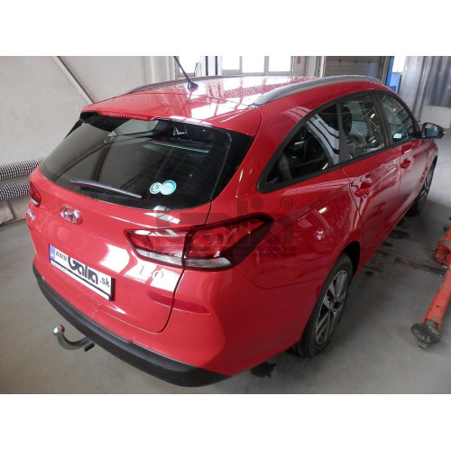 H100A GALIA Полностью оцинкованный фаркоп на Kia Ceed универсал, в т.ч. дизель, в т.ч. GT-Line, в т.ч. hybrid 2018-, Hyundai i30 универсал, в т.ч. дизель, в т.ч. GT-Line, в т.ч. hybrid 2017-. Тип шара: A. Установка без снятия и выреза бампера. Нагрузки: 1