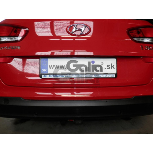 H100A GALIA Полностью оцинкованный фаркоп на Kia Ceed универсал, в т.ч. дизель, в т.ч. GT-Line, в т.ч. hybrid 2018-, Hyundai i30 универсал, в т.ч. дизель, в т.ч. GT-Line, в т.ч. hybrid 2017-. Тип шара: A. Установка без снятия и выреза бампера. Нагрузки: 1