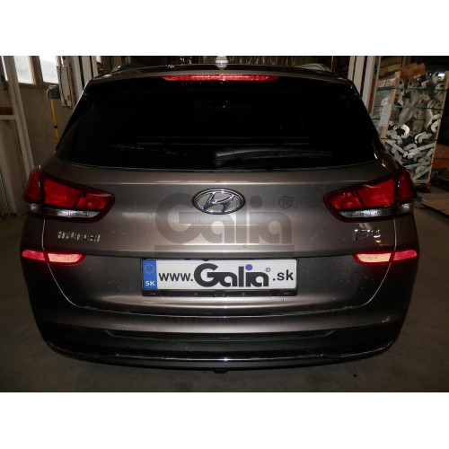 H100A GALIA Полностью оцинкованный фаркоп на Kia Ceed универсал, в т.ч. дизель, в т.ч. GT-Line, в т.ч. hybrid 2018-, Hyundai i30 универсал, в т.ч. дизель, в т.ч. GT-Line, в т.ч. hybrid 2017-. Тип шара: A. Установка без снятия и выреза бампера. Нагрузки: 1