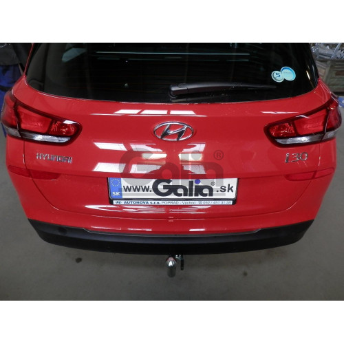 H100A GALIA Полностью оцинкованный фаркоп на Kia Ceed универсал, в т.ч. дизель, в т.ч. GT-Line, в т.ч. hybrid 2018-, Hyundai i30 универсал, в т.ч. дизель, в т.ч. GT-Line, в т.ч. hybrid 2017-. Тип шара: A. Установка без снятия и выреза бампера. Нагрузки: 1