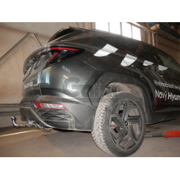 H109A GALIA Полностью оцинкованный фаркоп на Kia Sportage V 2022-, Hyundai Tucson (Европейская сборка) 2021-2024. Тип шара: A. Без подрезки бампера. Нагрузки: 2000/100 кг, м