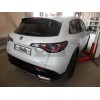 H114A GALIA Полностью оцинкованный фаркоп на Honda ZR-V 2023-. Подрозетник убирается за бампер. Тип шара: A. Невидимый вырез бампера. Нагрузки: 1000/75 кг, масса фаркопа 13,32 кг