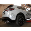 H114C GALIA Полностью оцинкованный фаркоп на Honda ZR-V 2023-. Подрозетник убирается за бампер. Тип шара: C (горизонтальный съемный). Невидимый вырез бампера. Нагрузки: 1000/75 кг, масса фаркопа 14,67 кг