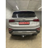H230-A Лидер-плюс ТСУ для Hyundai Santa Fe TM дизель 2018-2021. Требуется подрезка бампера. Нагрузки: 1300/75 кг, масса фаркопа 17,4 кг (без электрики в комплекте)