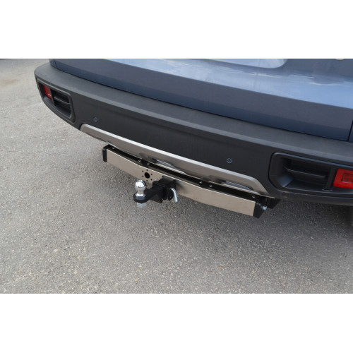 HVR-22-991124.00 PT GROUP Фаркоп оцинкованный с нержавеющей накладкой на Haval Dargo 2022- без подрезки бампера. Тип шара: E (легкосъемный шар под квадрат). Нагрузки: 2000/100 кг, масса фаркопа 21,6 кг (без электрики в комплекте)