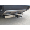 HVR-22-991124.00 PT GROUP Фаркоп оцинкованный с нержавеющей накладкой на Haval Dargo 2022- без подрезки бампера. Тип шара: E (легкосъемный шар под квадрат). Нагрузки: 2000/100 кг, масса фаркопа 21,6 кг (без электрики в комплекте)