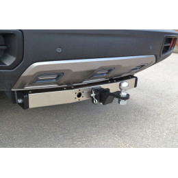 HVR-22-991124.00 PT GROUP Фаркоп оцинкованный с нержавеющей накладкой на Haval Dargo 2022- без подрезки бампера. Тип шара: E (легкосъемный шар под квадрат). Наг