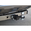 HVR-22-991124.00 PT GROUP Фаркоп оцинкованный с нержавеющей накладкой на Haval Dargo 2022- без подрезки бампера. Тип шара: E (легкосъемный шар под квадрат). Нагрузки: 2000/100 кг, масса фаркопа 21,6 кг (без электрики в комплекте)