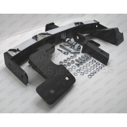 HVR-22-991124.00 PT GROUP Фаркоп оцинкованный с нержавеющей накладкой на Haval Dargo 2022- без подрезки бампера. Тип шара: E (легкосъемный шар под квадрат). Наг
