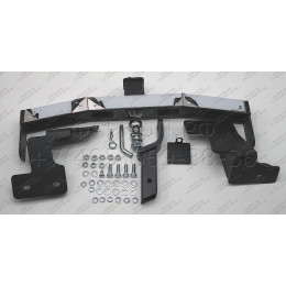 HVR-22-991124.00 PT GROUP Фаркоп оцинкованный с нержавеющей накладкой на Haval Dargo 2022- без подрезки бампера. Тип шара: E (легкосъемный шар под квадрат). Наг