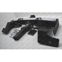 HVR-22-991124.00 PT GROUP Фаркоп оцинкованный с нержавеющей накладкой на Haval Dargo 2022- без подрезки бампера. Тип шара: E (легкосъемный шар под квадрат). Наг