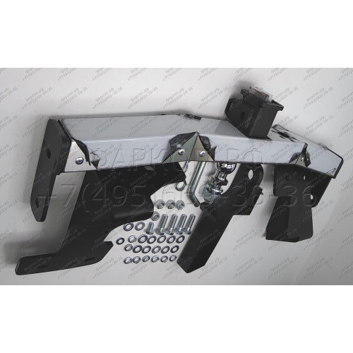 HVR-22-991124.00 PT GROUP Фаркоп оцинкованный с нержавеющей накладкой на Haval Dargo 2022- без подрезки бампера. Тип шара: E (легкосъемный шар под квадрат). Нагрузки: 2000/100 кг, масса фаркопа 21,6 кг (без электрики в комплекте)