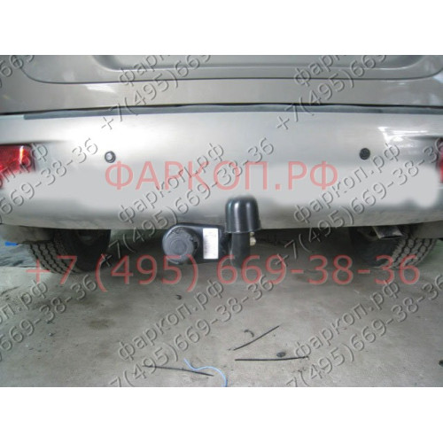 HY 18 AVTOS Фаркоп на Hyundai Santa Fe Classic 2007-2013, Hyundai Santa Fe 2001-2006. Необходима подрезка бампера. Тип шара: A. Нагрузки: 2000/100 кг, масса фаркопа 22 кг (без электрики в комплекте)