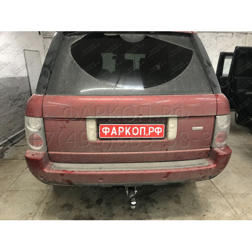 R050A GALIA Полностью оцинкованный фаркоп на Land Rover Range Rover III 2002-2013. Тип шара: A. Без выреза бампера. Нагрузки: 3500/150 кг, масса фаркопа 25,5 кг