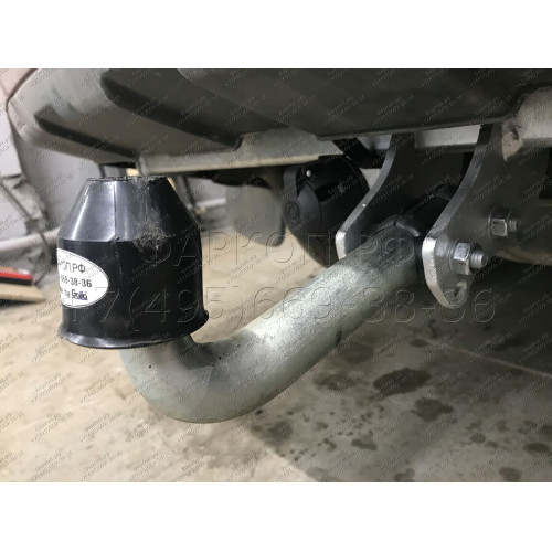 R050A GALIA Полностью оцинкованный фаркоп на Land Rover Range Rover III 2002-2013. Тип шара: A. Без выреза бампера. Нагрузки: 3500/150 кг, масса фаркопа 25,5 кг