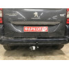 C302-A Лидер-плюс ТСУ для Citroen Berlingo L1 2008-2018, 2018-, Peugeot Partner II Tepee L1 2008-2018, 2018-, Opel Combo L1 2018-, Peugeot Rifter L1 2019-, FIAT Doblo L1 2022-, Toyota Proace City L1 2019- без снятия и выреза бампера. Нагрузки: 1200/75 кг,