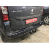 C302-A Лидер-плюс ТСУ для Citroen Berlingo L1 2008-2018, 2018-, Peugeot Partner II Tepee L1 2008-2018, 2018-, Opel Combo L1 2018-, Peugeot Rifter L1 2019-, FIAT Doblo L1 2022-, Toyota Proace City L1 2019- без снятия и выреза бампера. Нагрузки: 1200/75 кг,