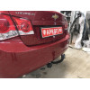 5259-A ORIS Фаркоп на Chevrolet Cruze седан 2009-2016. Необходима подрезка бампера. Тип шара: A. Нагрузки: 1100/50 кг, масса фаркопа 15,6 кг (без электрики в комплекте)