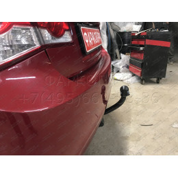 5259-A ORIS Фаркоп на Chevrolet Cruze седан 2009-2016. Необходима подрезка бампера. Тип шара: A. Нагрузки: 1100/50 кг, масса фаркопа 15,6 кг (без электрики в комплек