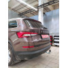 S120A GALIA Полностью оцинкованный фаркоп на Skoda Kodiaq 2WD, 4WD 2017-2023, 2023-. Тип шара: A. Невидимый вырез бампера. Нагрузки: 2600/140 кг, масса фаркопа 15,72 кг