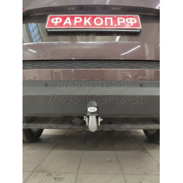 S120A GALIA Полностью оцинкованный фаркоп на Skoda Kodiaq 2WD, 4WD 2017-2023, 2023-. Тип шара: A. Невидимый вырез бампера. Нагрузки: 2600/140 кг, масса фаркопа 15,72 кг
