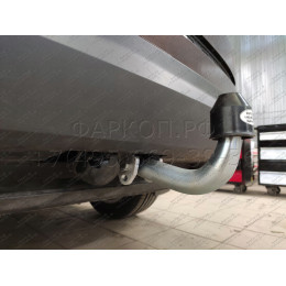 S120A GALIA Полностью оцинкованный фаркоп на Skoda Kodiaq 2WD, 4WD 2017-2023, 2023-. Тип шара: A. Невидимый вырез бампера. Нагрузки: 2600/140 кг, масса фаркопа 15,72 кг