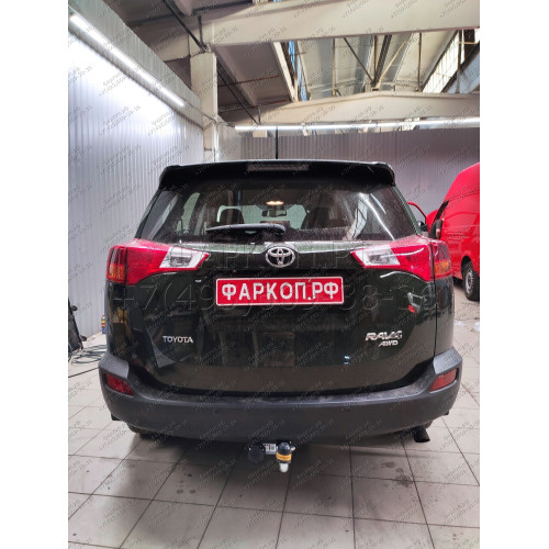 92506-A MOTODOR Фаркоп с оцинкованным шаром на Toyota RAV4 2013-2019. Необходима подрезка бампера. Тип шара: A. Нагрузки: 1500/75 кг, масса фаркопа 23 кг (без электрики в комплекте)