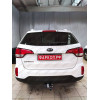 4258-A ORIS Фаркоп на Hyundai Santa Fe 2012-2018, Hyundai Grand Santa Fe 2013-2018, Kia Sorento 2012-2015, кроме Prime. Необходима подрезка бампера. Тип шара: A. Нагрузки: 2000/100 кг, масса фаркопа 19,7 кг (без электрики в комплекте)
