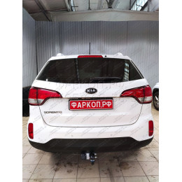 4258-A ORIS Фаркоп на Hyundai Santa Fe 2012-2018, Hyundai Grand Santa Fe 2013-2018, Kia Sorento 2012-2015, кроме Prime. Необходима подрезка бампера. Тип шара: A. Нагрузки: 2000/100 кг, масса фа