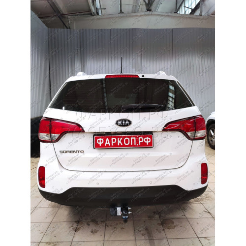 4258-A ORIS Фаркоп на Hyundai Santa Fe 2012-2018, Hyundai Grand Santa Fe 2013-2018, Kia Sorento 2012-2015, кроме Prime. Необходима подрезка бампера. Тип шара: A. Нагрузки: 2000/100 кг, масса фаркопа 19,7 кг (без электрики в комплекте)