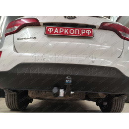 4258-A ORIS Фаркоп на Hyundai Santa Fe 2012-2018, Hyundai Grand Santa Fe 2013-2018, Kia Sorento 2012-2015, кроме Prime. Необходима подрезка бампера. Тип шара: A. Нагрузки: 2000/100 кг, масса фа
