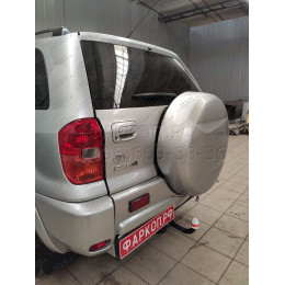 7831 Трейлер Фаркоп для Toyota RAV4 2000-2006, Chery Tiggo 2006-2011 без снятия и подрезки бампера. Тип шара: A. Нагрузки: 1200/60 кг, масса фаркопа 14 кг (без электрики 