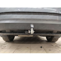 S120A GALIA Полностью оцинкованный фаркоп на Skoda Kodiaq 2WD, 4WD 2017-2023, 2023-. Тип шара: A. Невидимый вырез бампера. Нагрузки: 2600/140 кг, масса фаркопа 15,72 кг