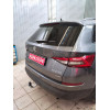 S120A GALIA Полностью оцинкованный фаркоп на Skoda Kodiaq 2WD, 4WD 2017-2023, 2023-. Тип шара: A. Невидимый вырез бампера. Нагрузки: 2600/140 кг, масса фаркопа 15,72 кг