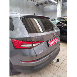 S120A GALIA Полностью оцинкованный фаркоп на Skoda Kodiaq 2WD, 4WD 2017-2023, 2023-. Тип шара: A. Невидимый вырез бампера. Нагрузки: 2600/140 кг, масса фаркопа 15,72 кг