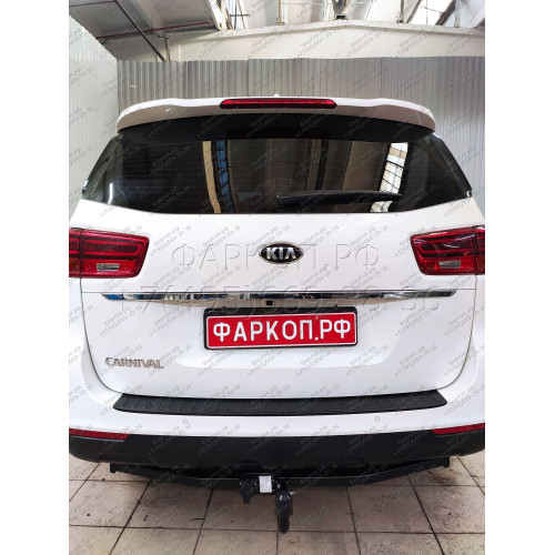 3652.12 SHERIFF Фаркоп на Kia Carnival 2015-2021 без подрезки бампера. Тип шара: A. Нагрузки: 1500/50 кг, масса фаркопа 22 кг (без электрики в комплекте)