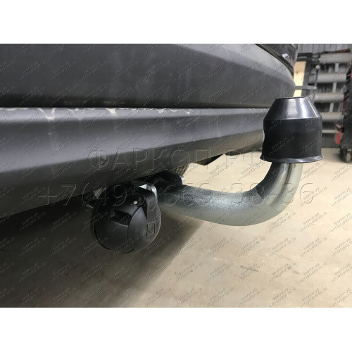 H103A GALIA Полностью оцинкованный фаркоп на Hyundai Tucson рестайл 2018-2021. Тип шара: A. Установка без выреза бампера. Нагрузки: 2200/100 кг, масса фаркопа 15,42 кг