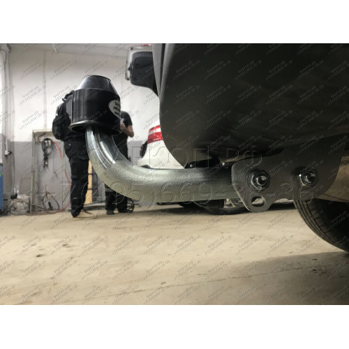 H103A GALIA Полностью оцинкованный фаркоп на Hyundai Tucson рестайл 2018-2021. Тип шара: A. Установка без выреза бампера. Нагрузки: 2200/100 кг, масса фаркопа 15,42 кг