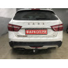 1234-A ORIS Фаркоп на Лада Веста (Lada Vesta) седан / SportWagon, включая Cross 2016-2022 без подрезки бампера. Тип шара: A. Нагрузки: 900/70 кг, масса фаркопа 14,4 кг (без электрики в комплекте)