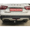 1234-A ORIS Фаркоп на Лада Веста (Lada Vesta) седан / SportWagon, включая Cross 2016-2022 без подрезки бампера. Тип шара: A. Нагрузки: 900/70 кг, масса фаркопа 14,4 кг (без электрики в комплекте)