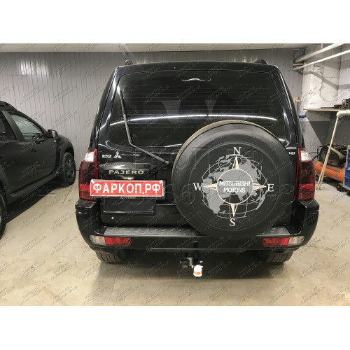 7120 Трейлер Фаркоп для Mitsubishi Pajero IV 2007-2020 без снятия и подрезки бампера. Тип шара: A. Нагрузки: 1500/75 кг, масса фаркопа 18 кг (без электрики в комплекте)